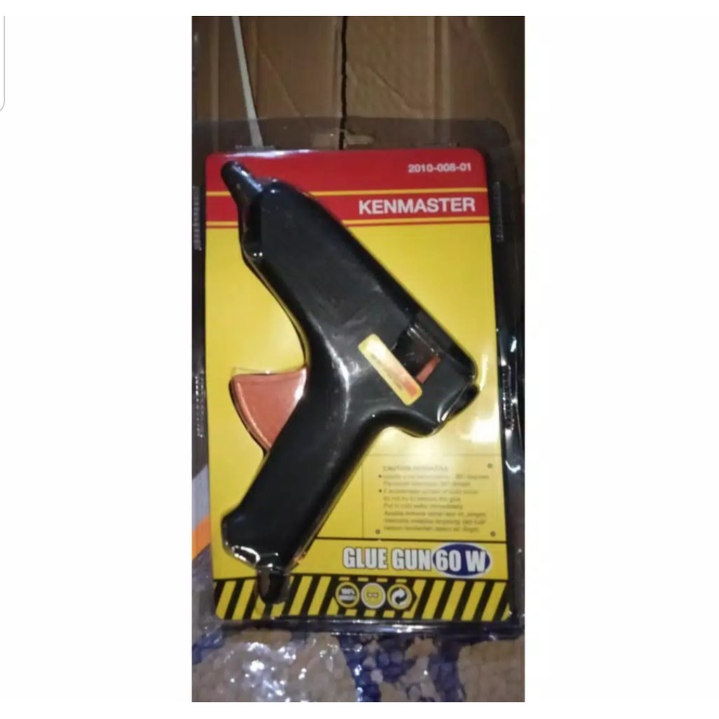 Kenmaster Glue Gun 60 W - Lem Tembak Listrik untuk Rumah Tangga, Kantor, dan Industri