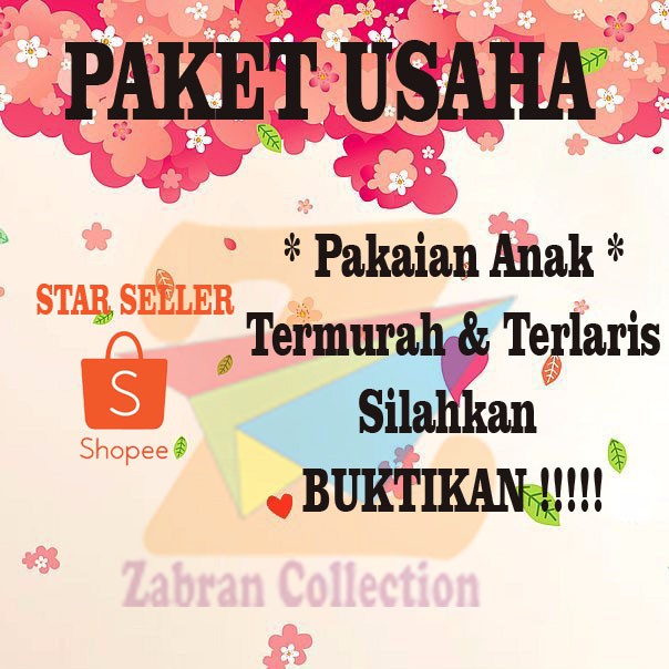 Paket Usaha KOMPLIT/Paket Usaha Baju Anak//COD bisa bayar Di tempat