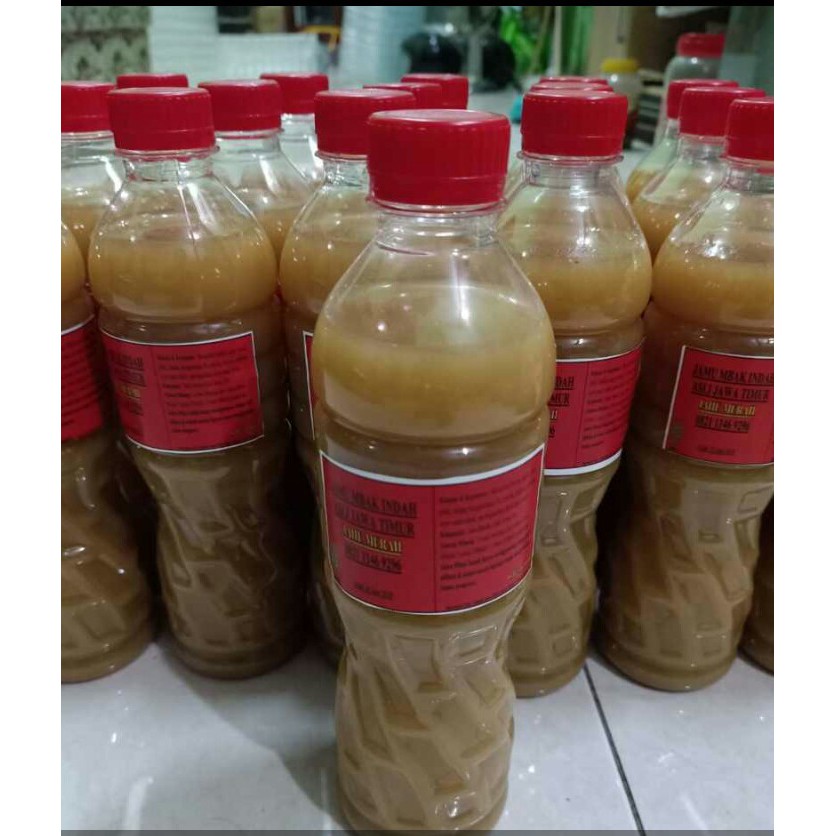 

Jamu cair jahe merah cair, beras kencur, kunyit asem penambah stamina