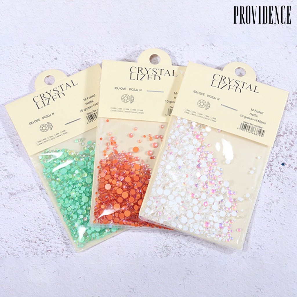 Providence 1440Pcs/Bag Nail Art Beads Decorative Manicure Tools Glittering Bags Cups Nail Rhinestones for Nails Decoration