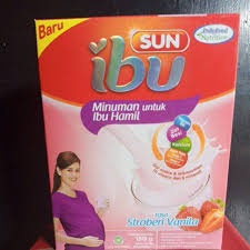 Sun Ibu hamil coklat new, Strawberry vanila, ibu menyusui coklat alpukat 150g