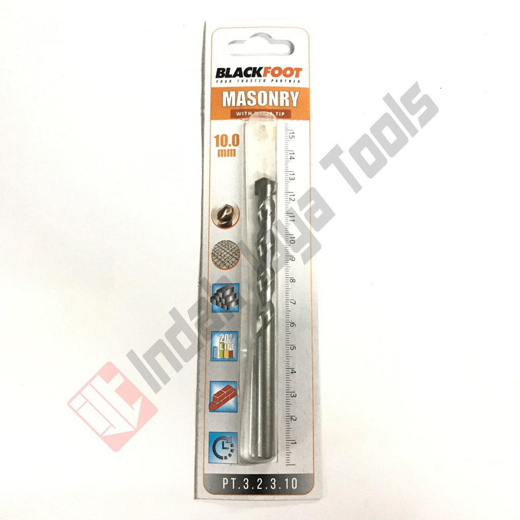 BLACKFOOT Mata Bor Beton 10 mm - Masonry Drill Bor Tembok