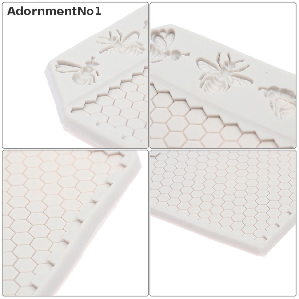 [AdornmentNo1] Honeycomb Bee Silicone Mold Sugarcraft Chocolate Cupcake Fondant Cake Tools [new]