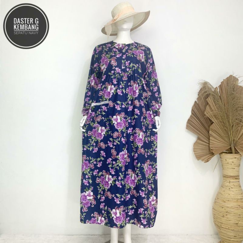 Homedress Daster Katun Jepang Premium Ori Cantik Murah Model G S ld 100cm M ld 110cm