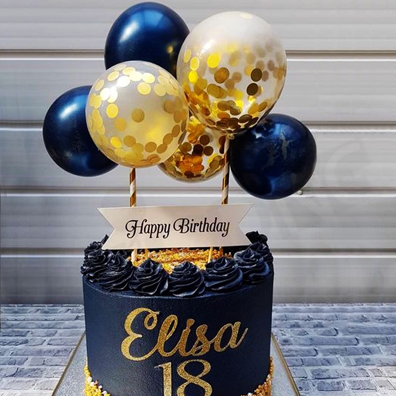 10pcs Topper Konfeti Desain Balon Mini Ukuran 5 Inci Untuk 10pcs Topper Konfeti Desain Balon Mini Ukuran 5 Inci Untuk