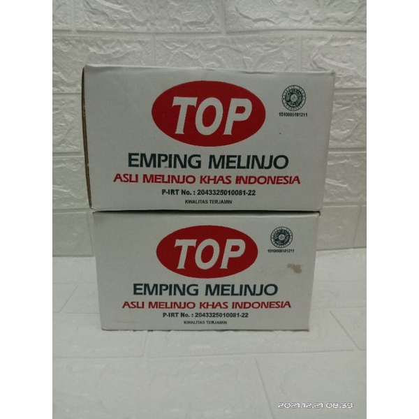

Emping Melinjo Mentah Super Tipis produksi asli limpung batang 1 kg grade A1