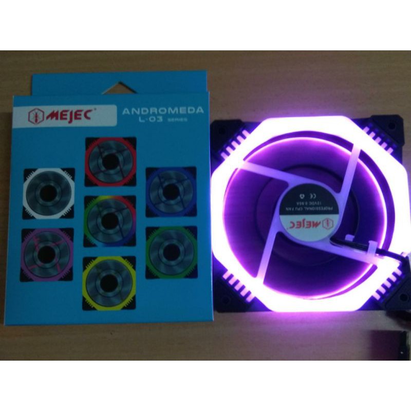 Mejec Fan Casing 12Cm L-03 Andromeda Double Ring Led