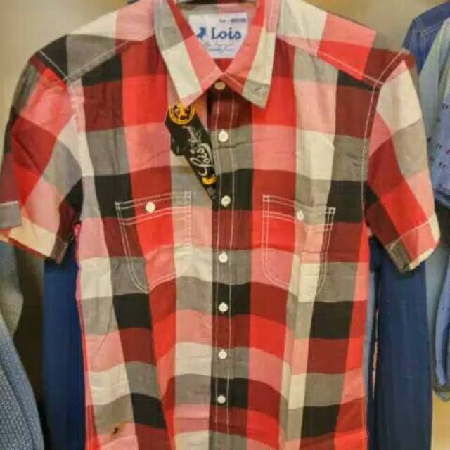 Kemeja,baju lengan pendek lois original