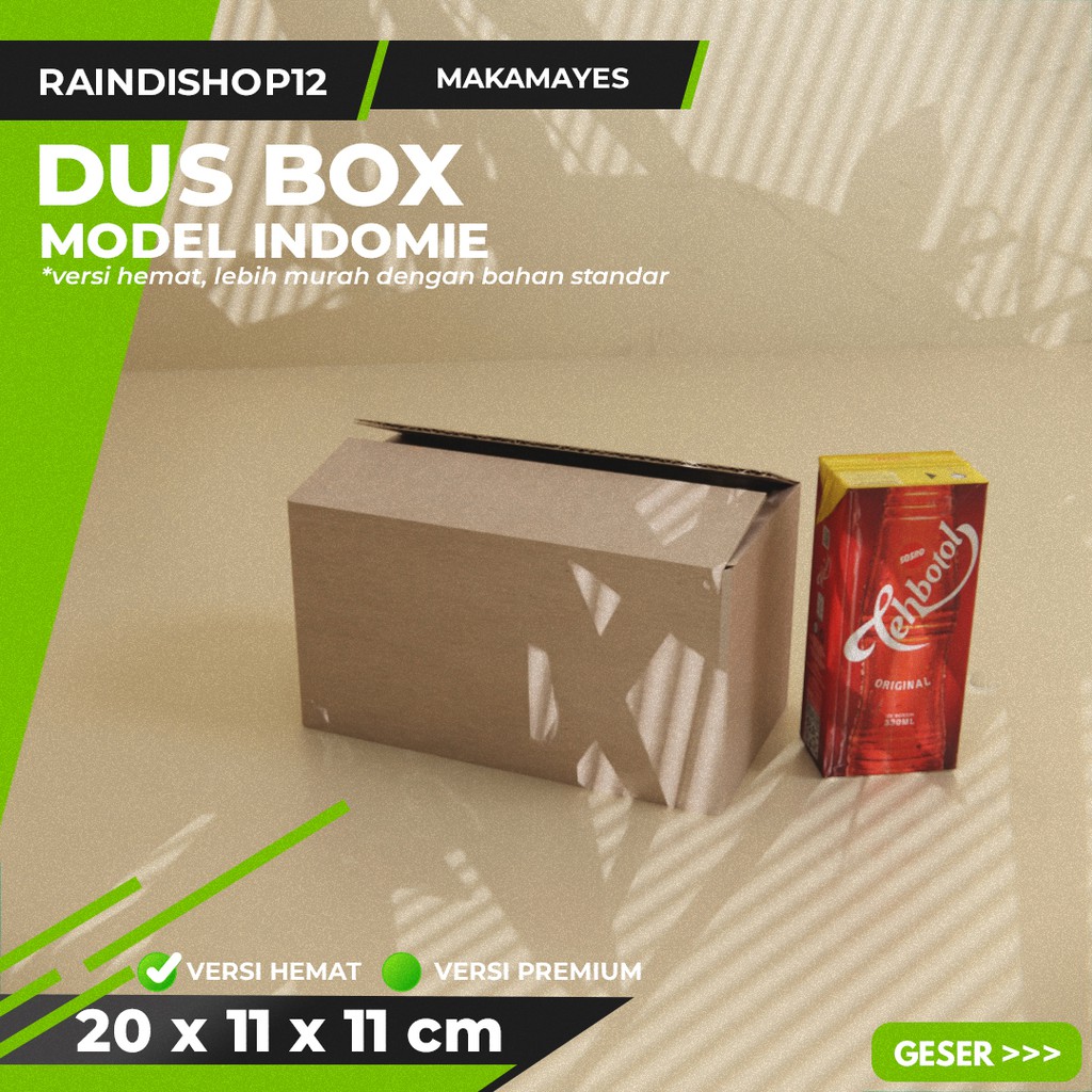 

BOX 20 X 11 X 11 CM KARDUS KOTAK KEMASAN PACKAGING KADO POLOS