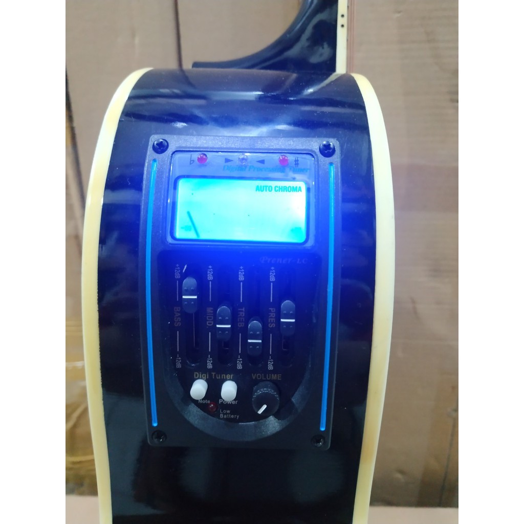 Gitar Akustik Elektrik Merk Cowboy Original Tipe AW-106 Equalizer Tuner LC PRENER Murah Jakarta