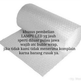 

Buble wrap untuk pckingan tambahan agar barang aman