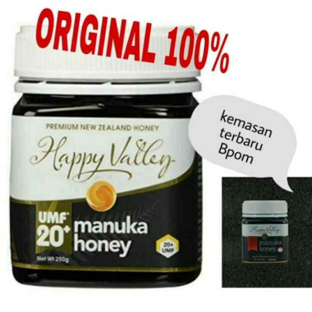 

MADU MANUKA HONEY HAPPY VALLEY UMF 20+ 250 GRAM