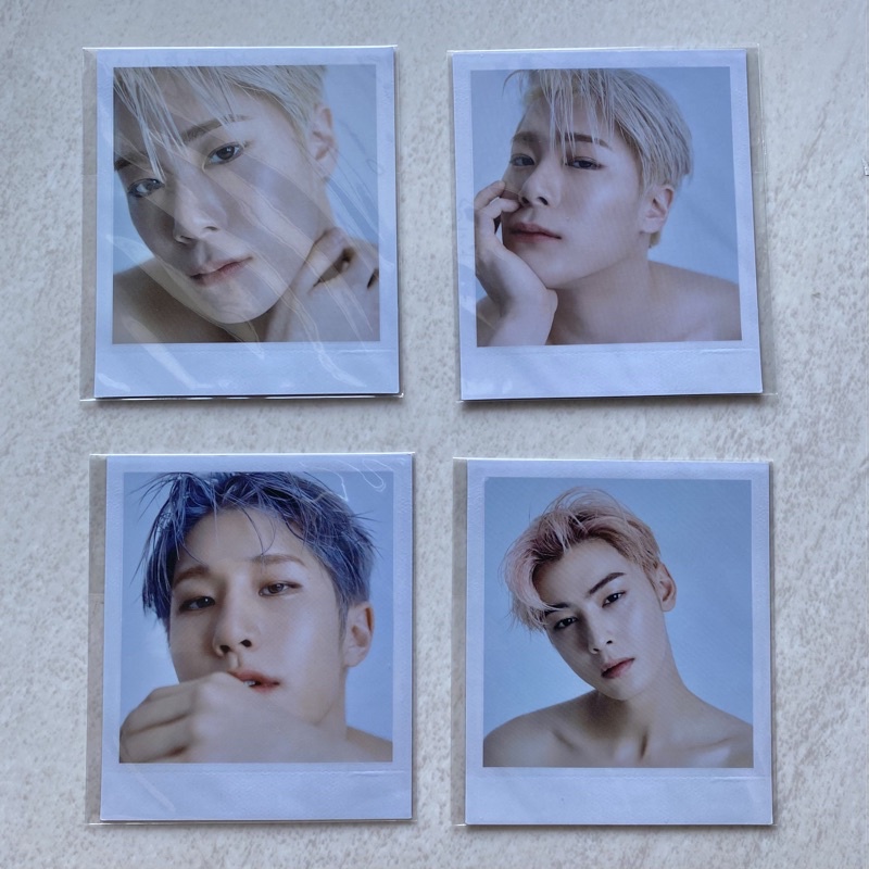 Polaroid Switch On off Astro Cha Eunwoo Moonbin Sanha Jinjin Rocky MJ photocard pola