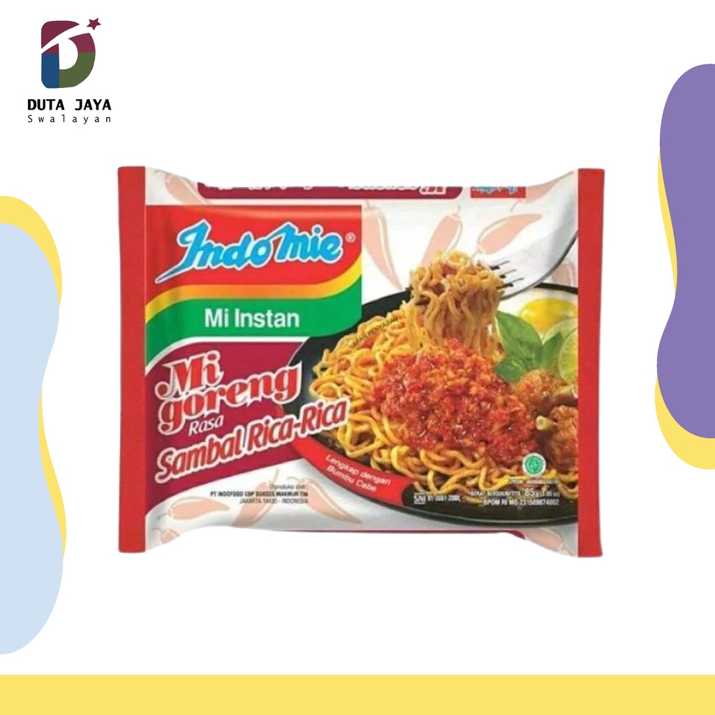 Mie Indomie Mi Instan Goreng Sambal Rica Rica 85 Gram