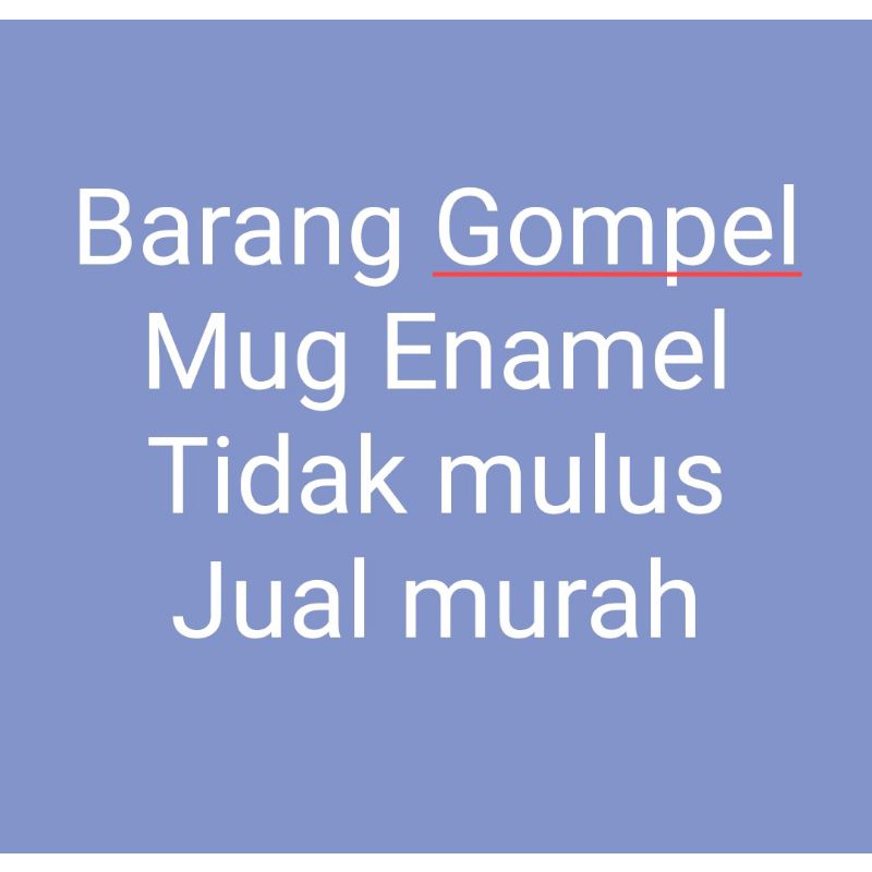 MUG ENAMEL 7CM/MUG ENAMEL 6CM/MUG ENAMEL RIJEK