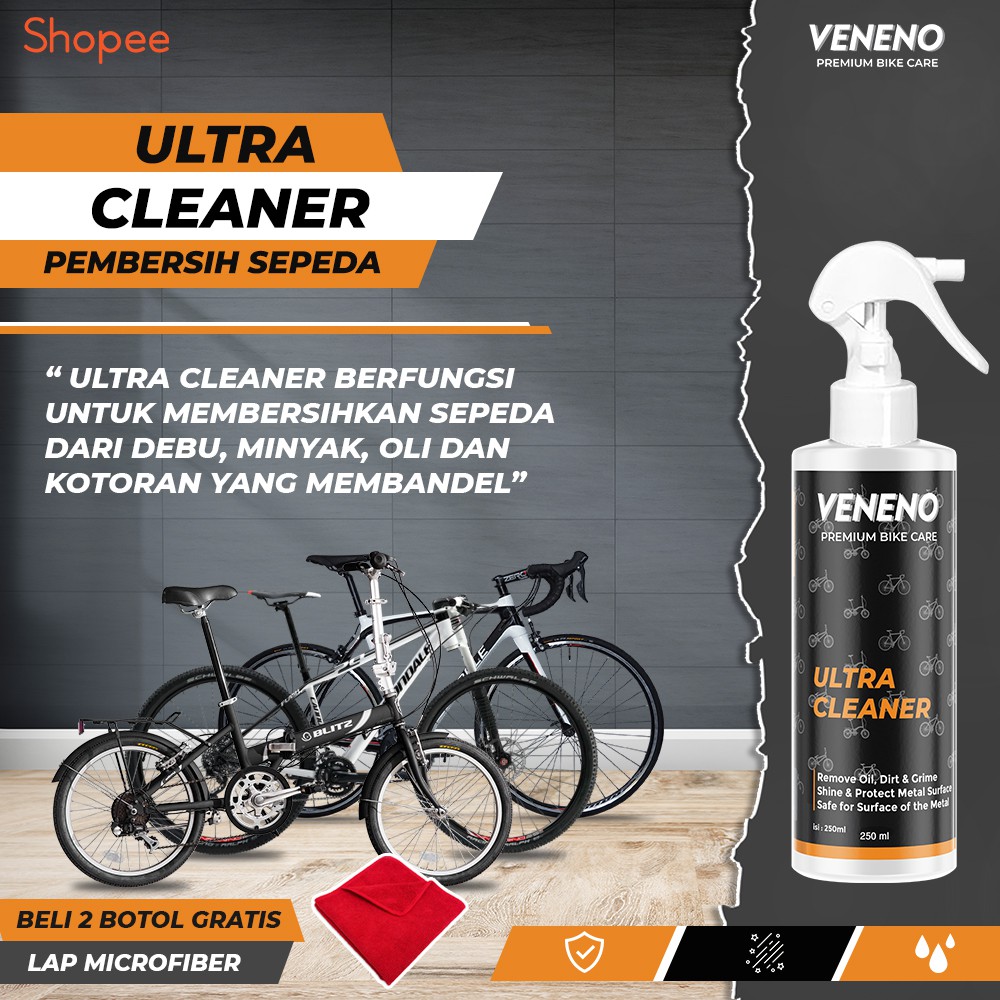 Veneno Ultra Cleaner - Pembersih Kotoran Oli, Aspal, Lumpur Pada Sepeda