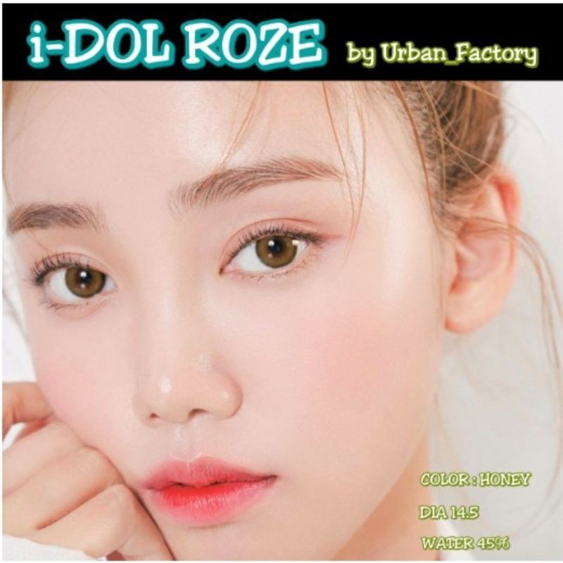 i dol roze by Urban factory/Softlens normal minus/Softlens murah/Kacamata/Cylinder