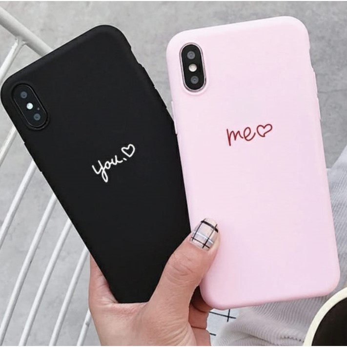 [S13] Soft Case Tpu Me &amp; You Couple for Realme 2 2pro 3 3pro 5 5pro C1 C2 X XT