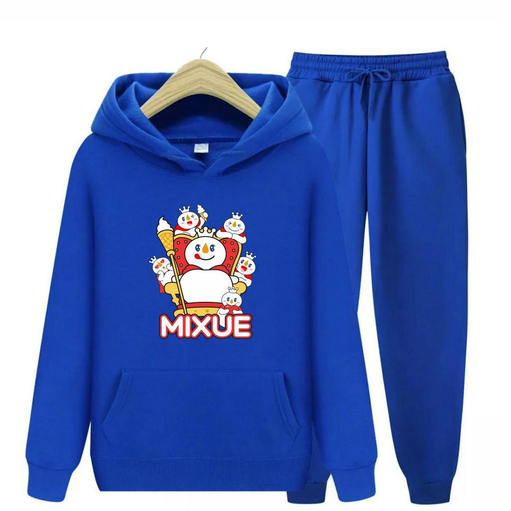 FenishaStore MIXUE ICE CREAM VIRAL Sweater Hoodie Atasan Dan Setelan Anak Usia 4-14 Tahun Bisa Bayar Ditempat COD