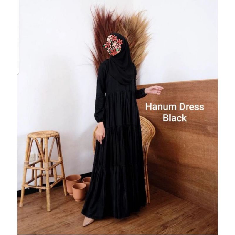 Hanum dress / Gamis polos twill / zahira dress