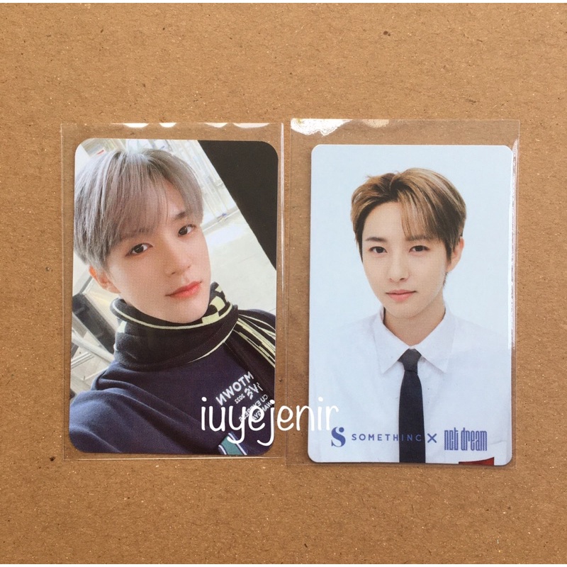 [ Ready ] pc Jeno photocard SMCU Emblem badge pair hologram NCT dream only winter SM Town express li