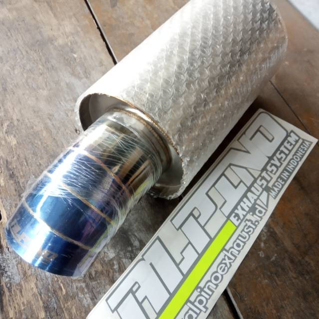 Knalpot mobil Alpino original tipe S03.