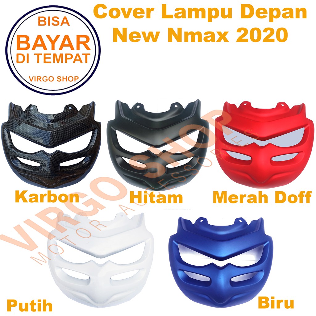 Cover Lampu Depan New Nmax 2020 - Aksesoris Motor Nmax 2020