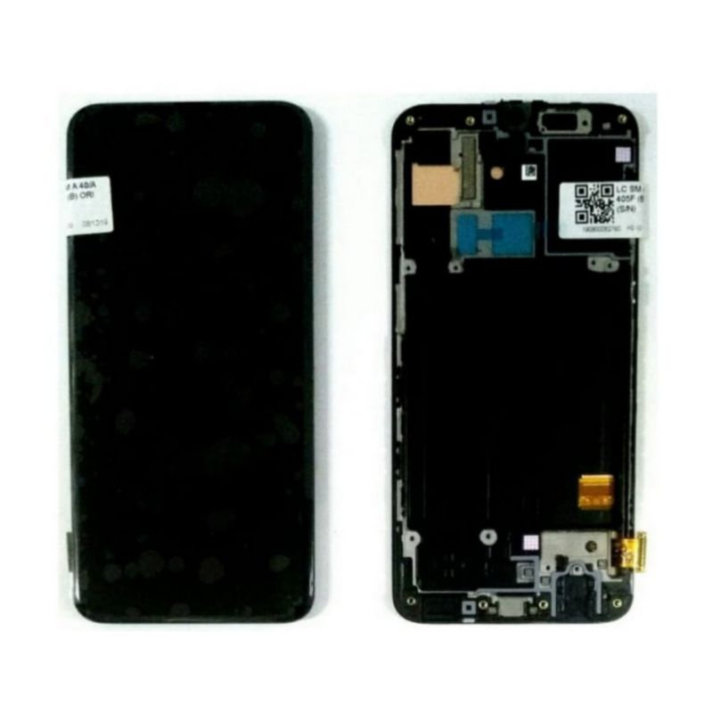 Lcd fullset / lcd touchscreen Samsung a40 / a405 + frame original