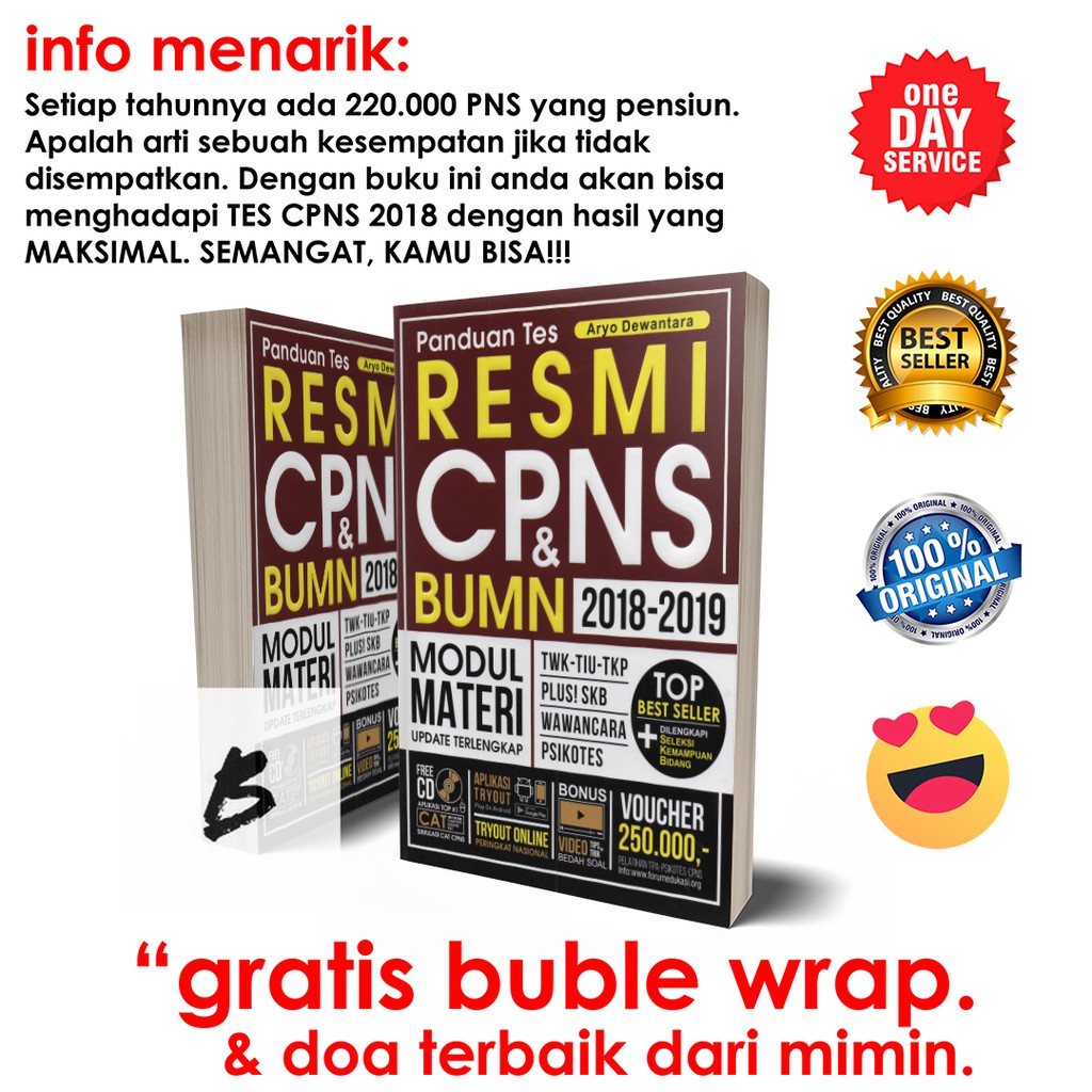 BELI SEKARANG!!! Panduan Tes Resmi CPNS  BUMN 20182019 Best Seller  Shopee Indonesia