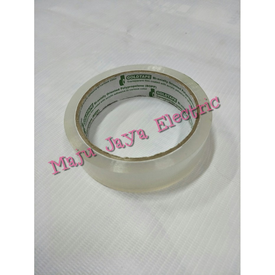 

Lakban / Isolasi / Isolatip Bening GoldTape 1 " Inch In 24 mm X 60 Y