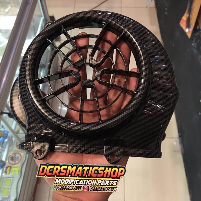 tutup kipas karbon beat/scoopy esp/tutup kipas/tutup kipas karbon