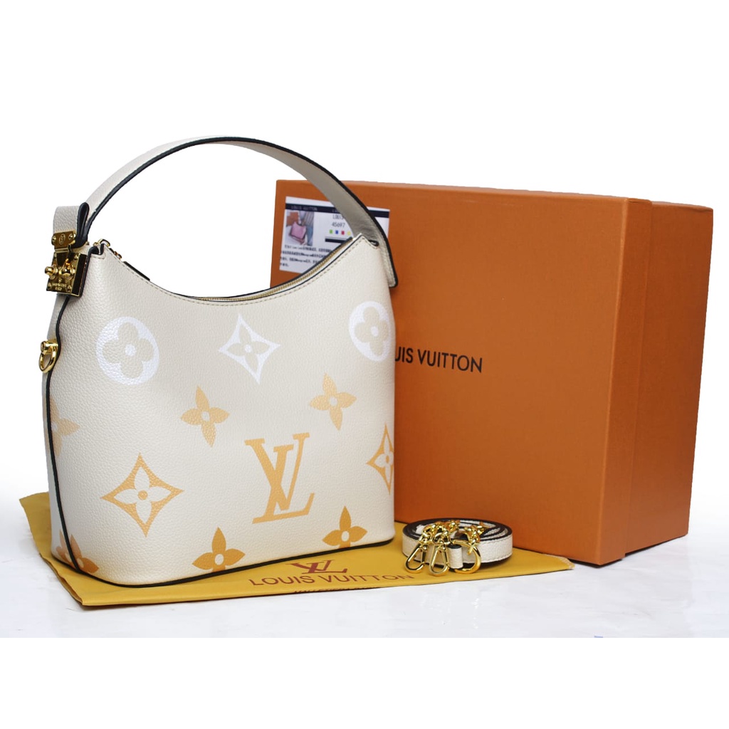 Tas Lv Marshmallow Hobo PUTIH CREAM