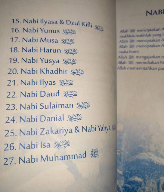 Buku Kisah 25 Nabi Dan Rasul Seri Anak