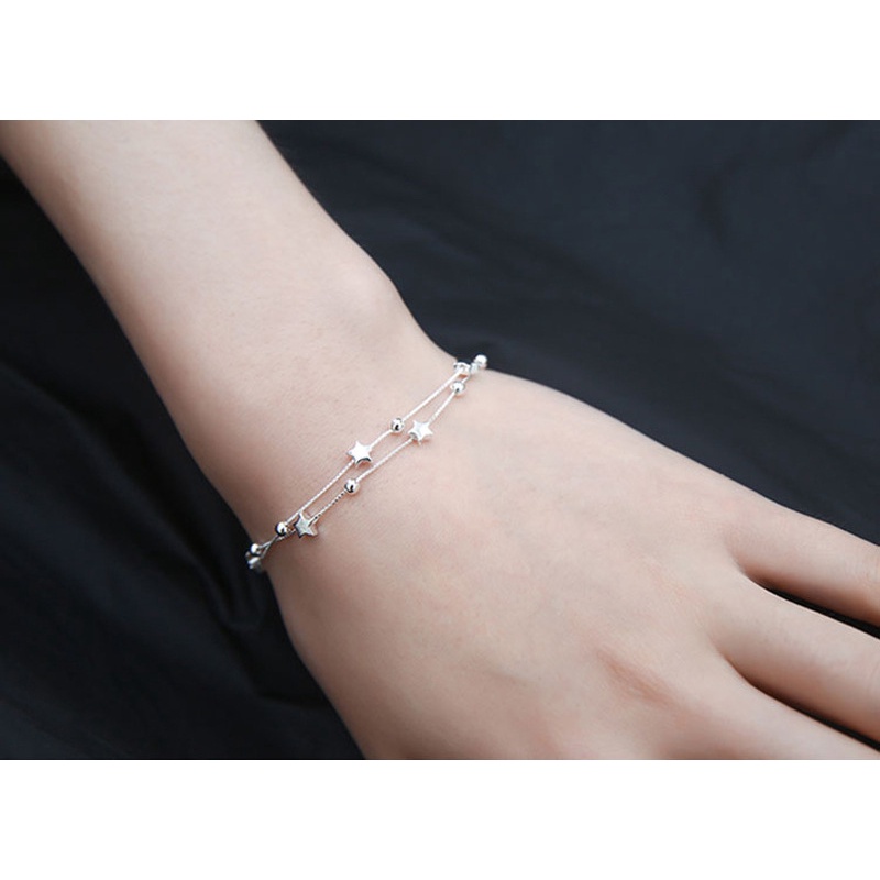 Gelang GL24 Tembaga Lapis S925 Premium Fashion Wanita Korea Gelang Unik Lucu Keren Bagus Banget/ Deluna /BB