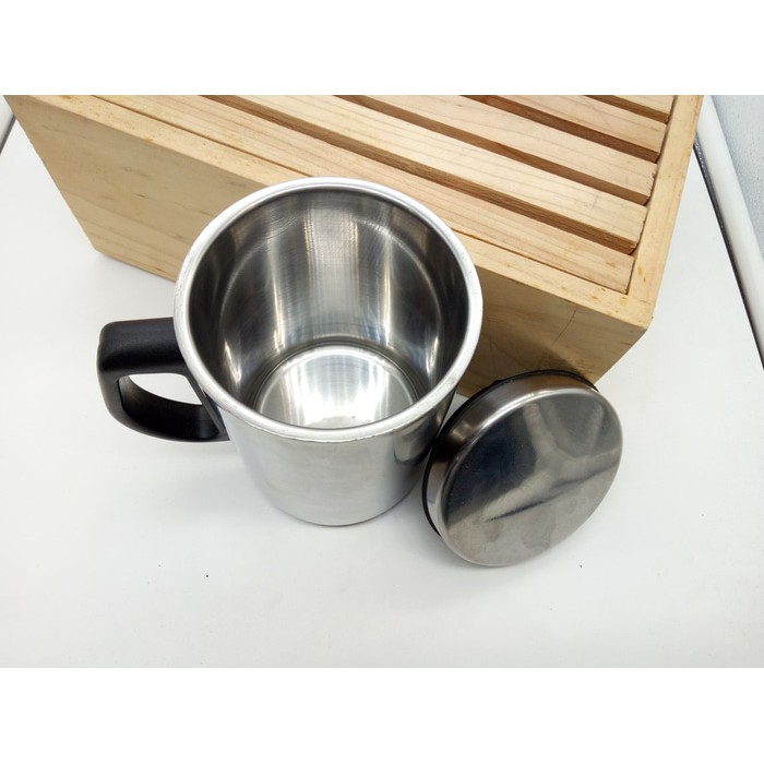 GELAS STAINLESS / MUG STAINLESS VACUUM CUP 500ML gelas kopi Thermos