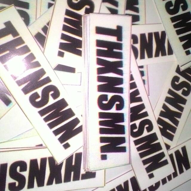 Sticker thanksinsomnia murah