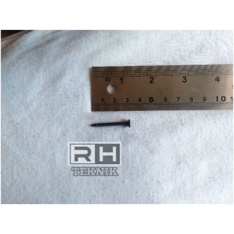 Skrup Drywall / Sekrup Gipsum / Skrup hitam-3cm