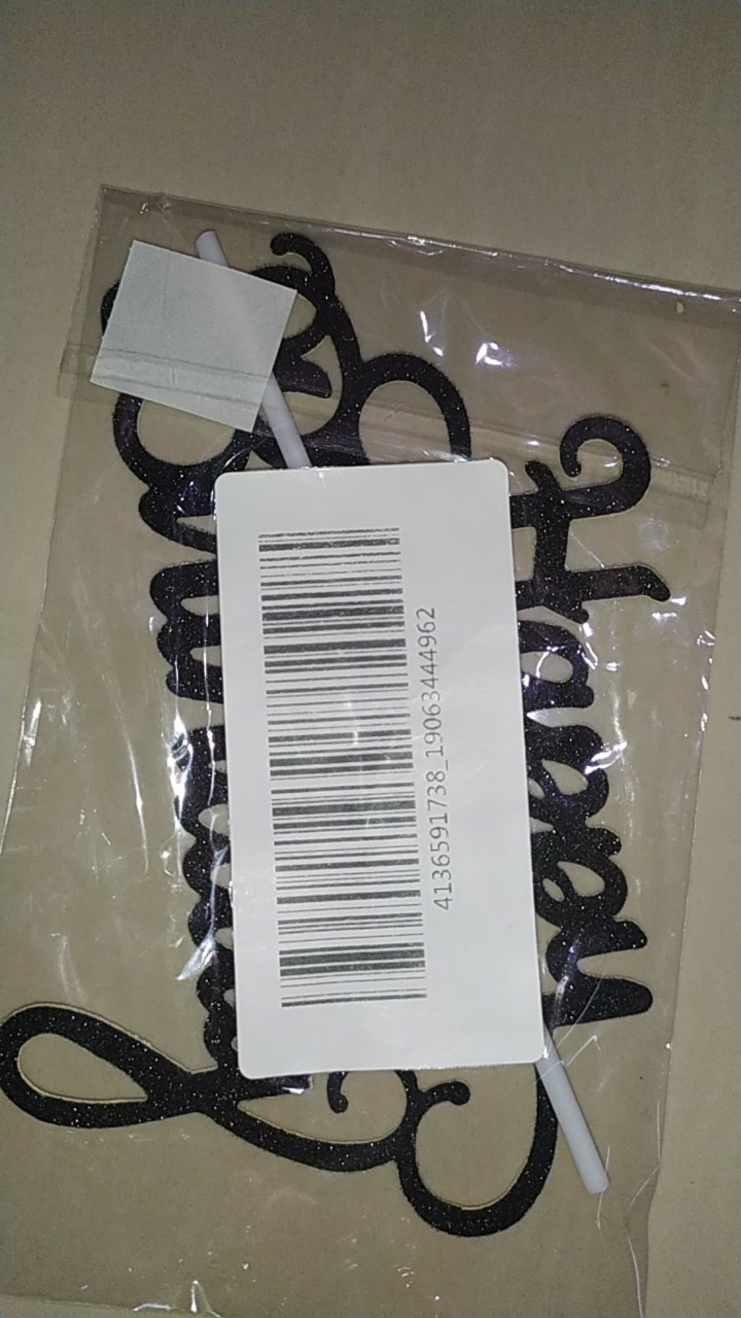 Cake Topper Akrilik Happy Birthday / Anniversary / One