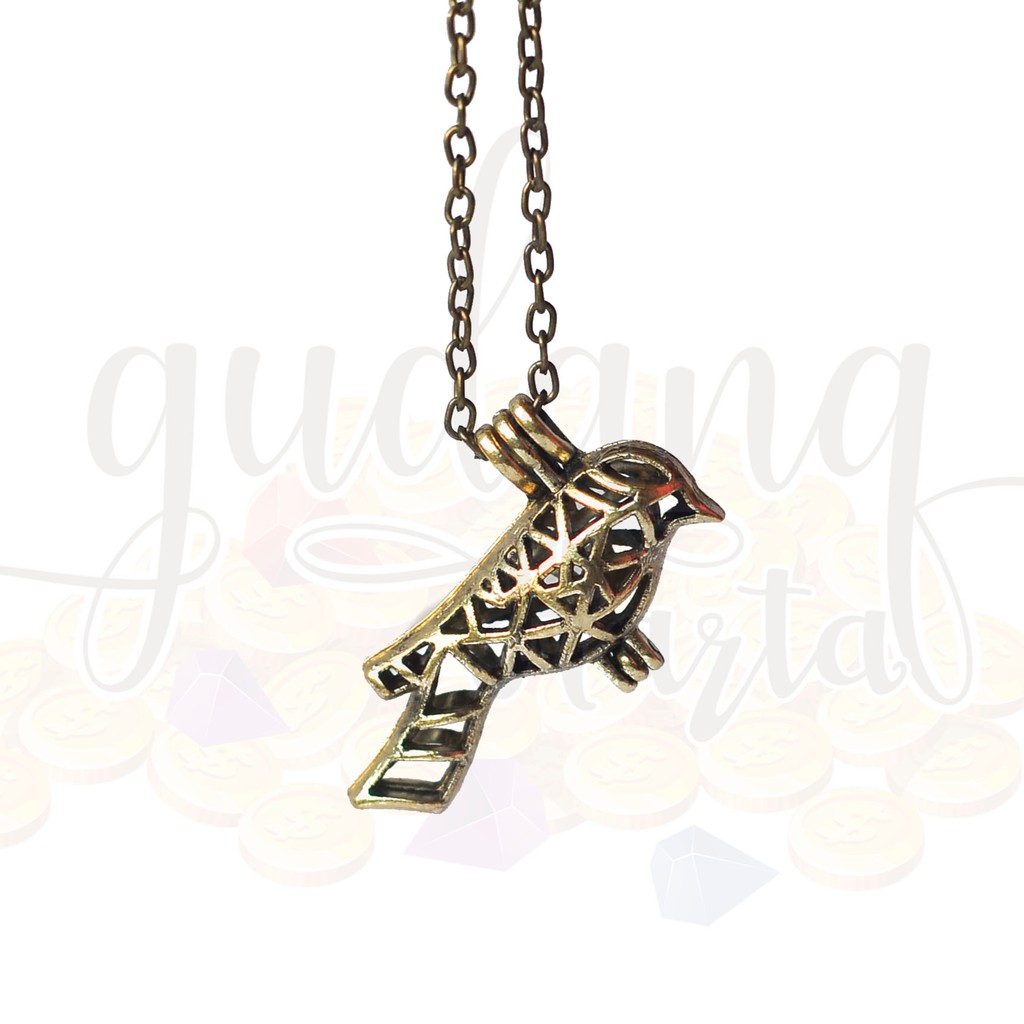 Kalung Vintage Mermaid Bird Kereta Kuda GH 204173