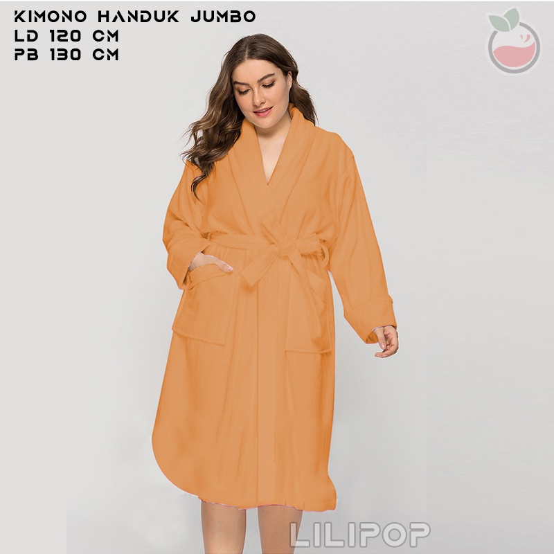 Lilipop Baju Handuk Kimono Jumbo XXL Wanita Dewasa Original Murah All size