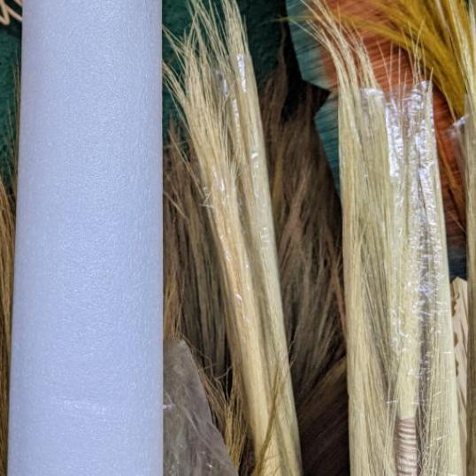 ➾ OASIS Floral Foam 2 METER Basah dan Kering ( ANTI BOLONG ) | Gabus Busa Elastis Bulat Diameter 8 c