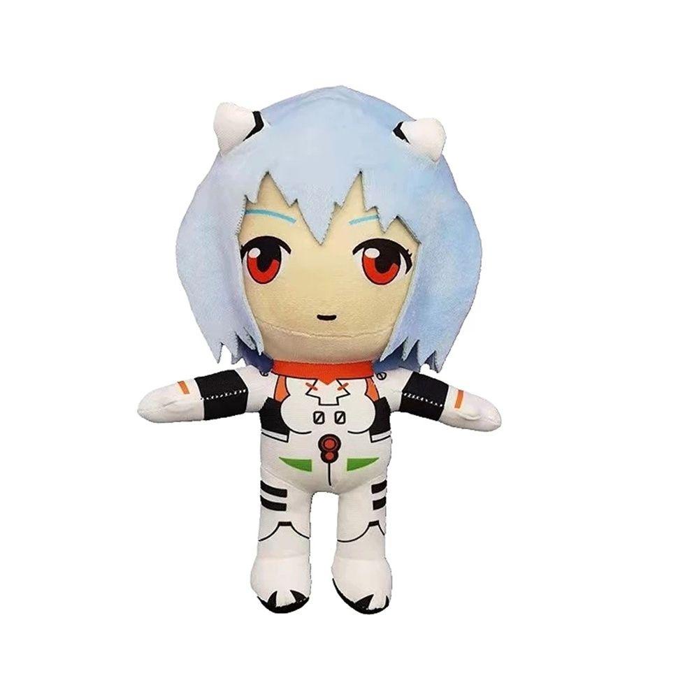 Needway   Evangelion EVA Plush Doll Natal Untuk Anak Anime Ayanami Rei Kartun Boneka Cosplay Mainan Mewah