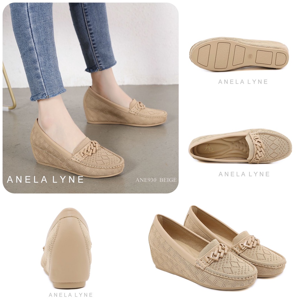 ANELA LYNE ATANASIA SEPATU WEDGES ANE930 ORIGINAL
