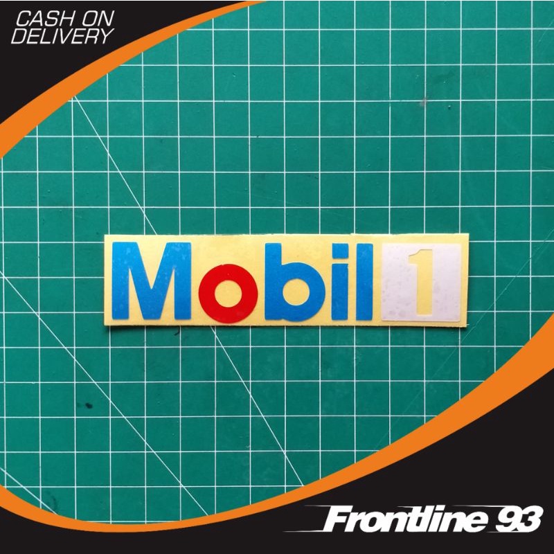 Cetak Cutting Sticker Logo Mobil 1  Custom Stiker Cutting Racing Motor Mobil Helm