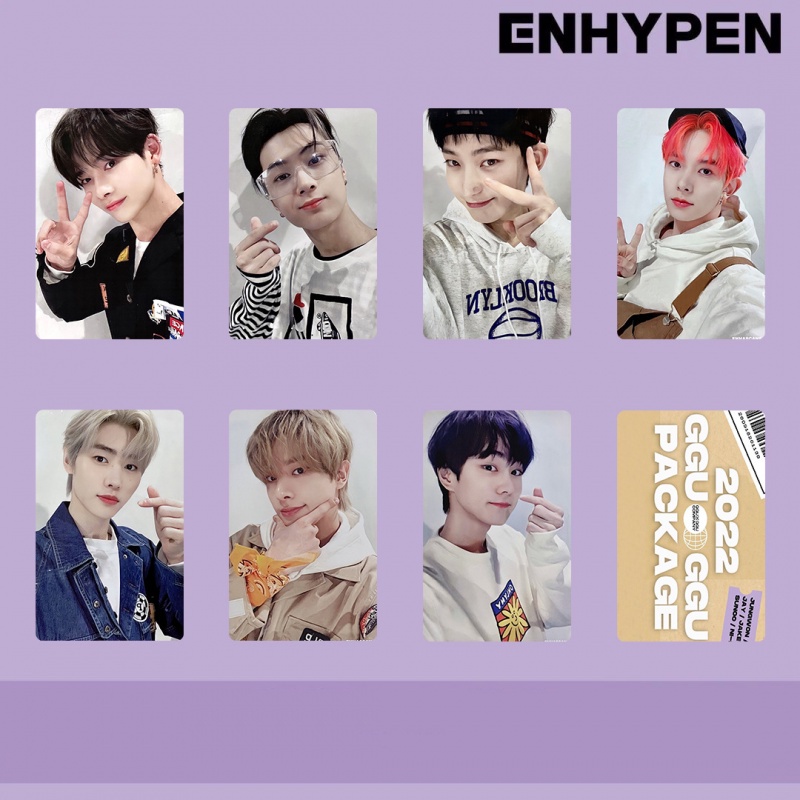 7pcs Kartu Lomo Foto Kpop ENHYPEN Album GGU GGU 2022