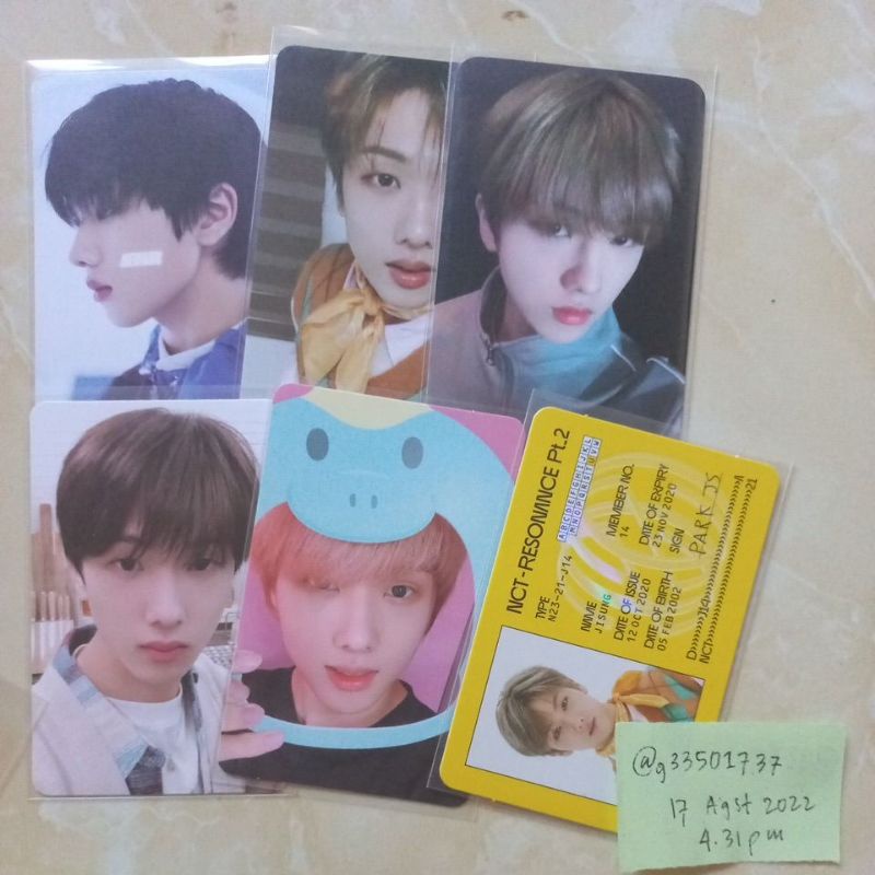 Booked 6 pc jisung pinkfong