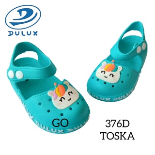 sogo DULUX 376ED UNC Sandal Sepatu Anak Perempuan Tali Belakang Model Lucu Sandal Slop Anak Perempuan Model Karakter Unicron