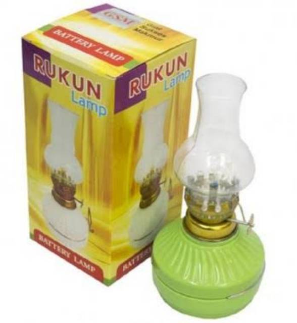 GS LED1 LAMPU TEPLOK BATERAI MODERN