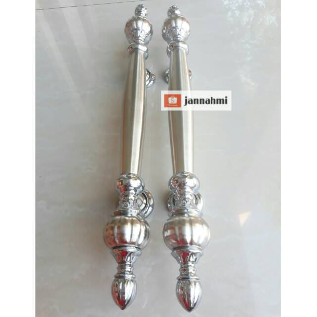 Handle pintu full kuningan silver