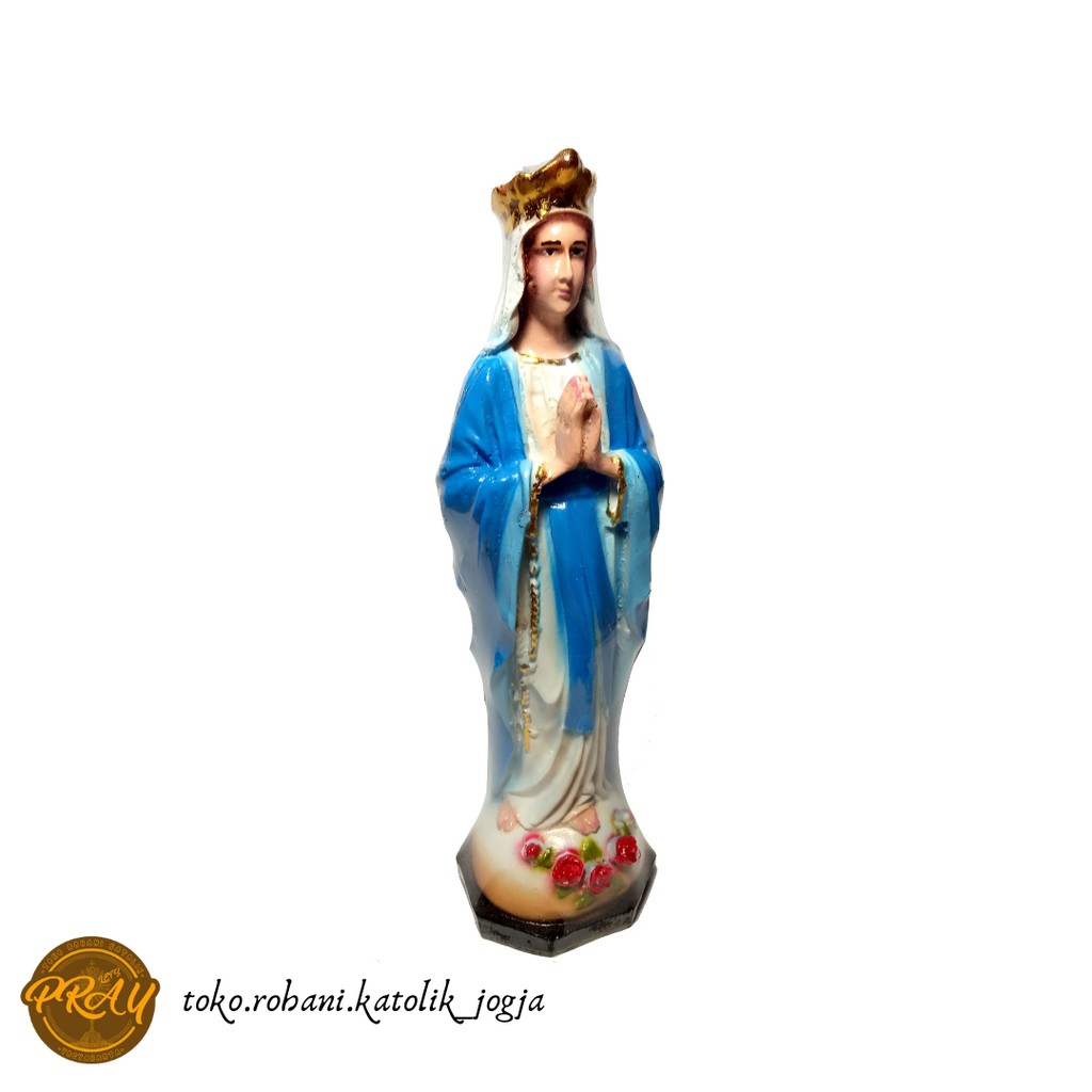 PATUNG MARIA LORDES 20 CM / PATUNG BUNDA MARIA / PATUNG KATOLIK MURAH / PATUNG MARIA LOURDES